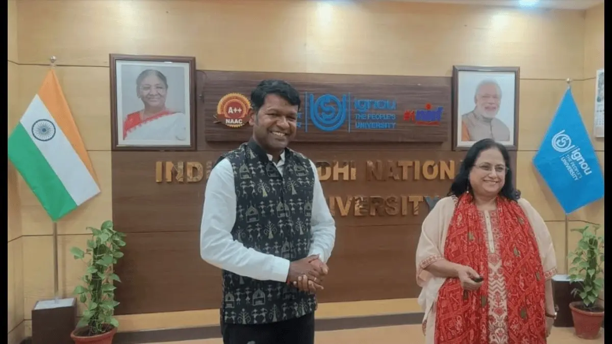 For The First Time In India: IGNOU To Offer Online Courses On Sand Art In Collaboration With Sand Artist Sudarsan Pattnaik IGNOU to offer courses in sand art in collaboration with sand artist Sudarsan Pattnaik