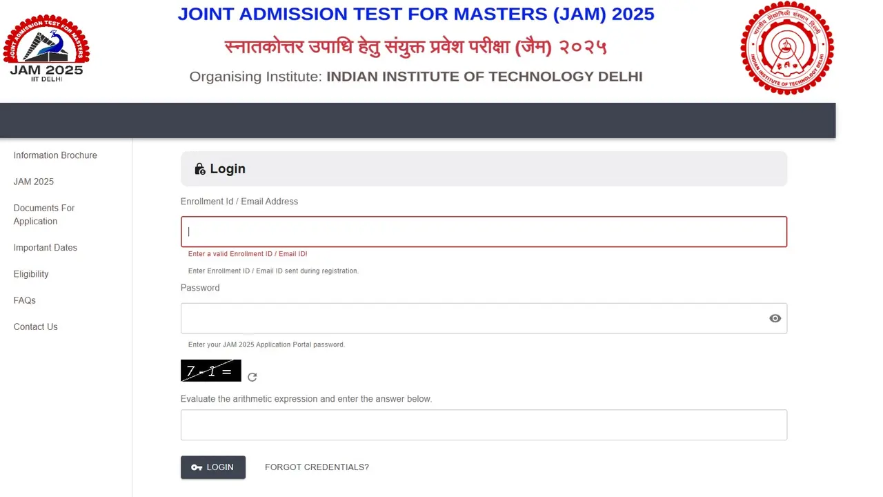 IIT JAM 2025 Scorecard