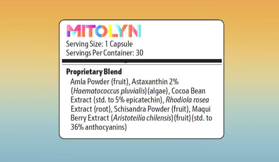 Mitolyn Label