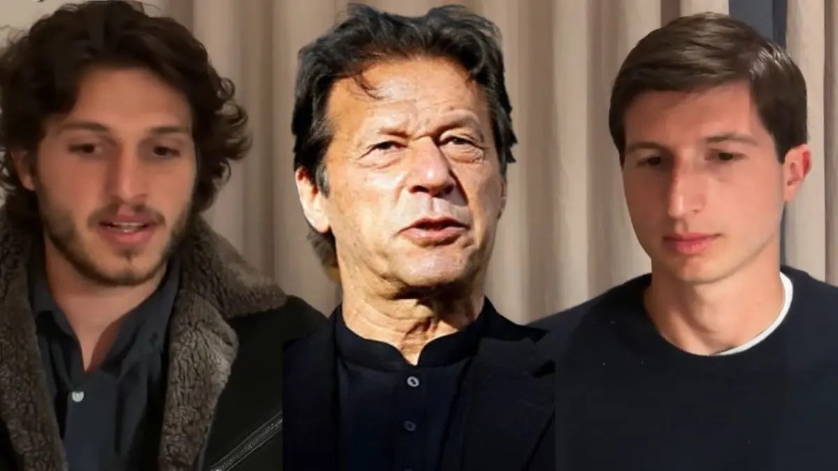 Imran Khan sons Qasim Khan, Suleman Khan