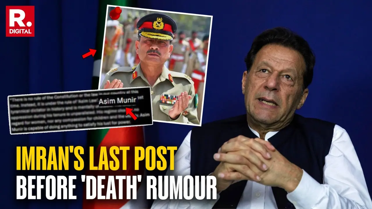 Imran Khan’s Last Social Media Post Goes Viral Amid Death Rumours