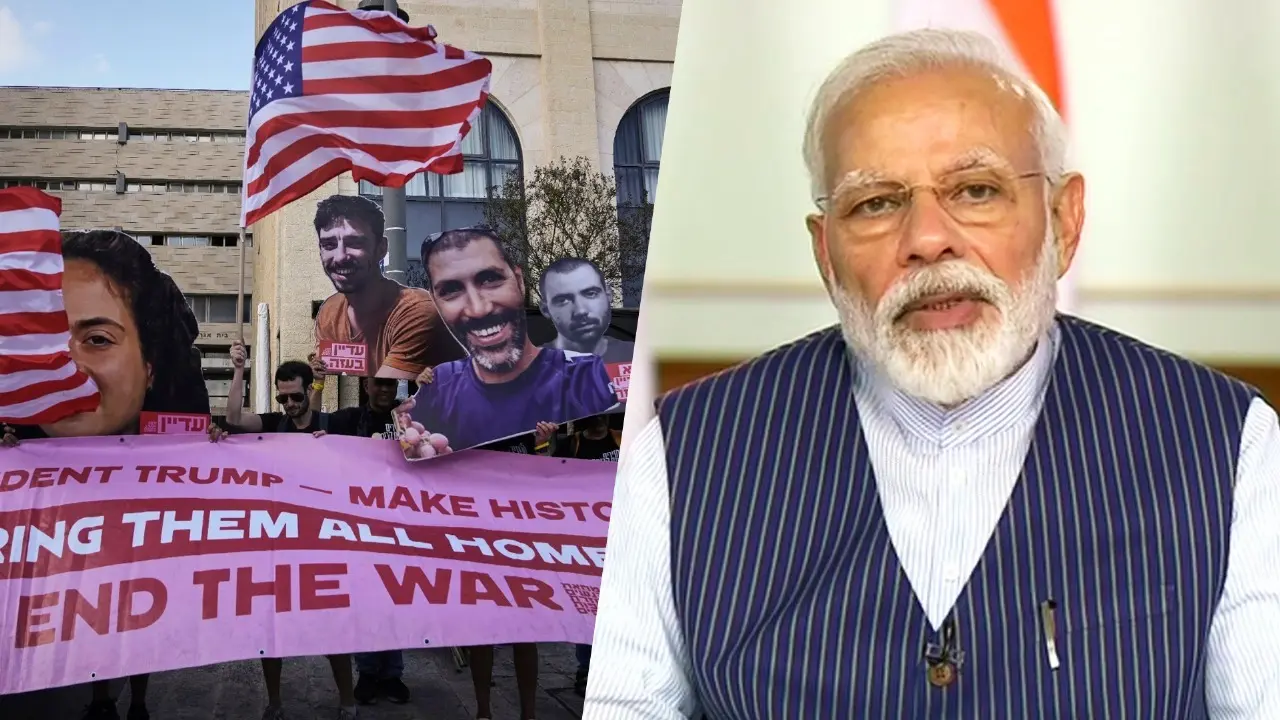 pm modi welcomes Donald trump gaza peace plan said is helps Palestinian and Israeli people