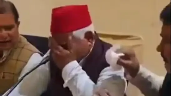 In a video, MP Awadhesh Prasad is seen weeping. "I failed to save her," he says, tears streaming down his face.