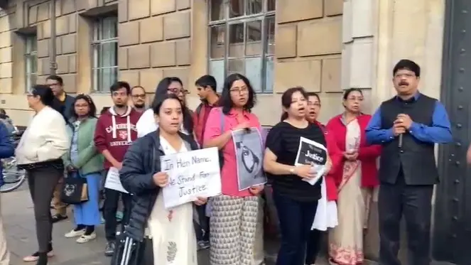 'In her Name We Stand For Justice': Indians in UK Protest in Wake of RG Kar Case