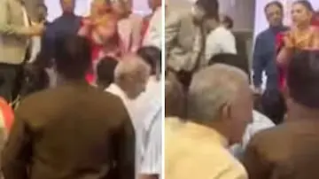 In the video, the bride’s mother can be heard expressing her disappointment and concern for her daughter’s future.