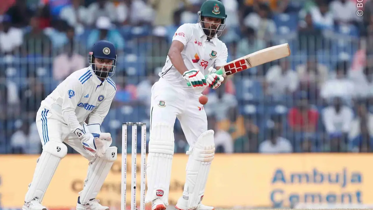 IND vs BAN: Bangladesh 158 for 4 in chase of 515 as bad light stops play IND vs BAN Day 3 Update