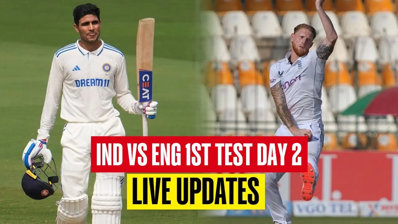 IND vs ENG 1st Test, Day 2 Live Updates