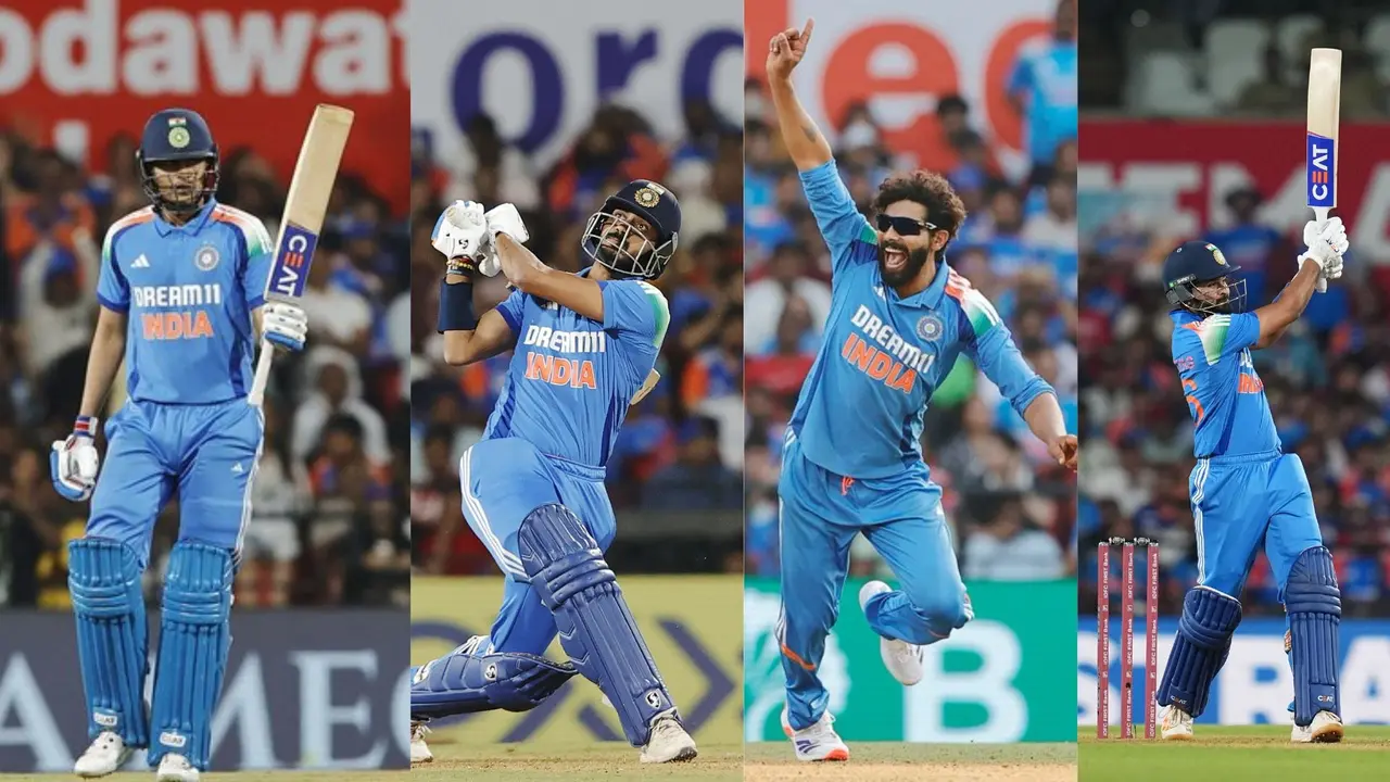 IND vs ENG 5 hero of india Victory Ravindra Jadeja Harshit Rana Shubman Gill Axar Patel Shreyas Iyer