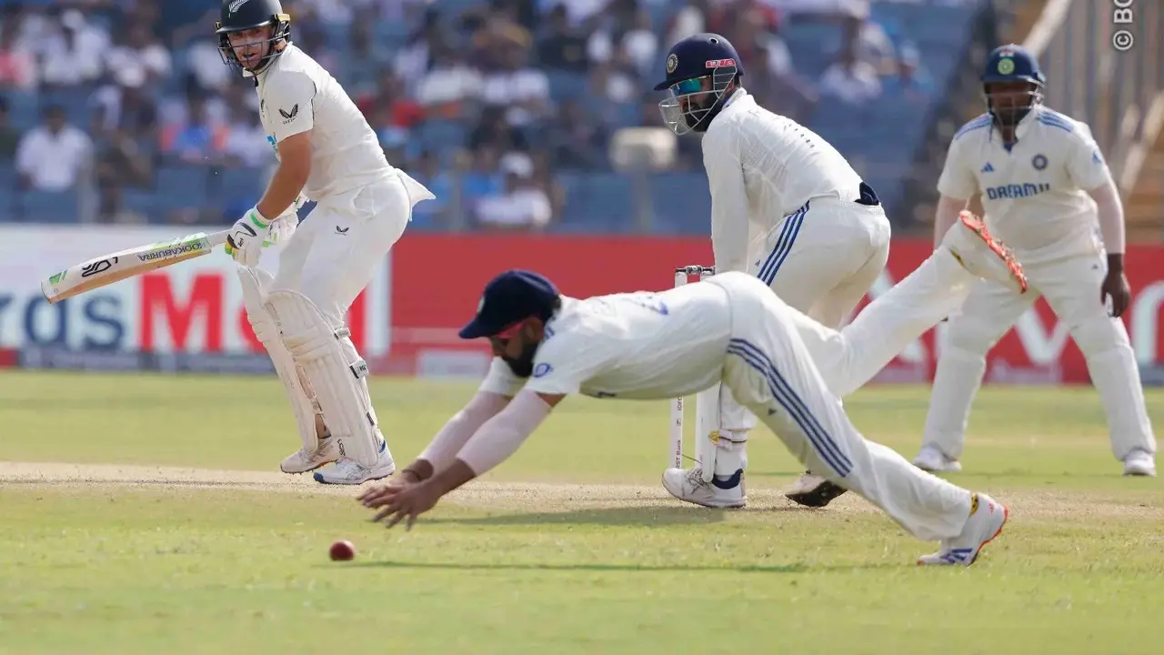 India Lost Pune Test Against New Zealand