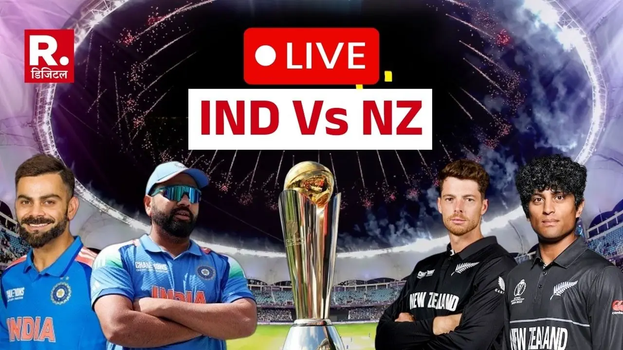 ind vs nz scorecard live cricket score icc champions trophy 2025 final