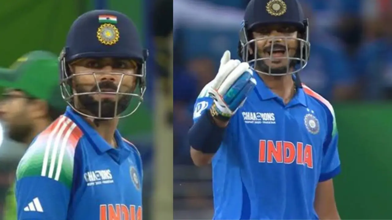 IND vs PAK Match Virat Kohli get angry on Axar Patel in Live Match get to what is the reason