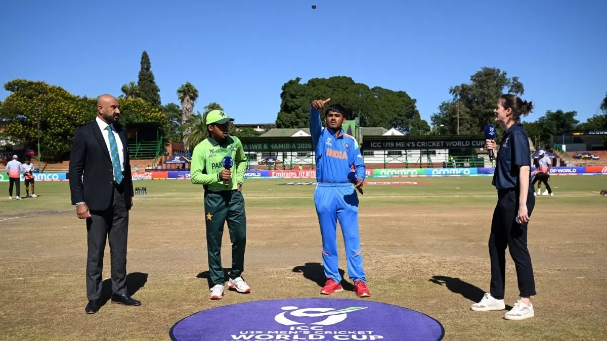IND U19 vs PAK U19 : अंडर-19 वर्ल्ड कप में भारत ने पाकिस्तान को दिया 253 रनों का लक्ष्य, वेदांत त्रिवेदी की शानदार पारी ind vs pak u19 world cup 2026