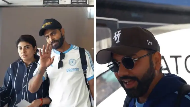 India arrive at Canberra