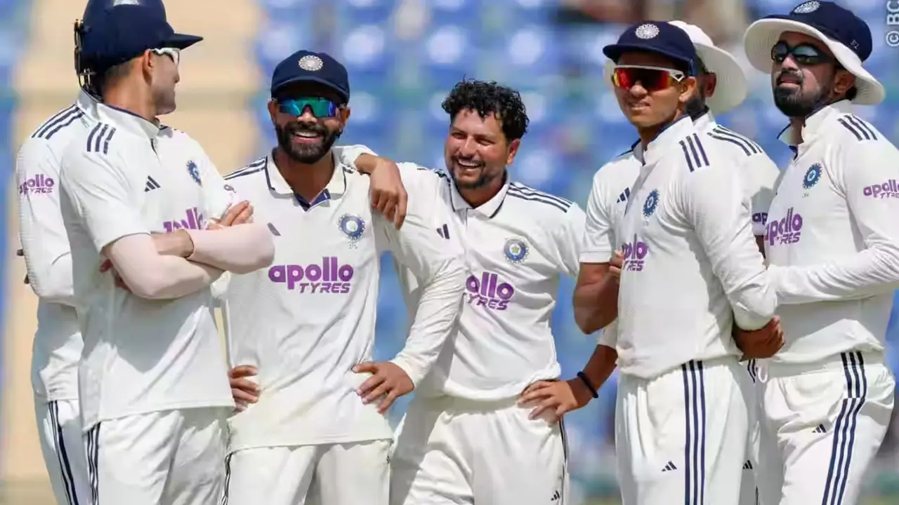 India beat west indies in delhi test to clinch series kl Rahul his fifty Kuldeep Yadav shines with bowl ind vs wi 2nd test