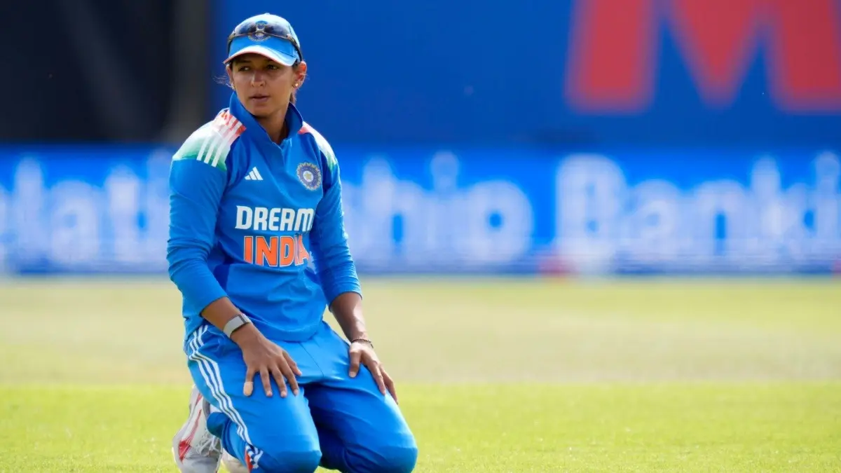 India captain Harmanpreet Kaur during the 1st ODI match of the series against England Women
