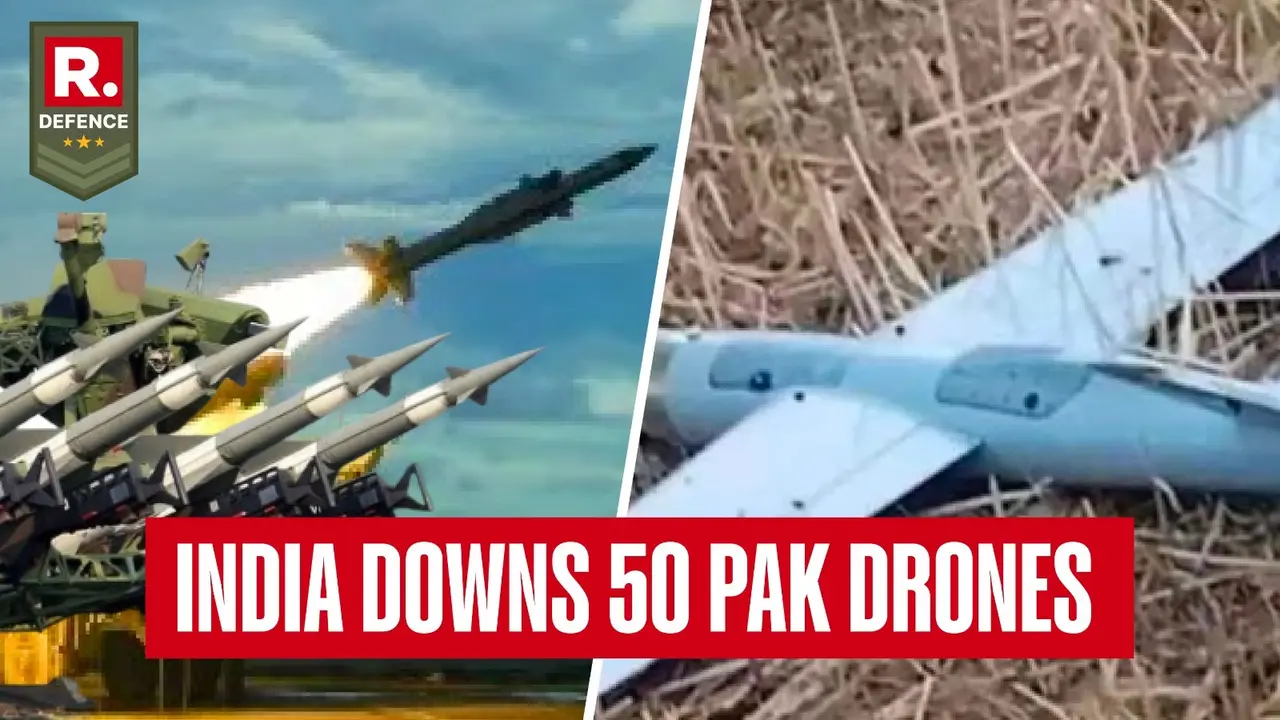 50 Pakistani Drones Destroyed By India's Air Defence System In Mega Security Operation india downs Pakistani drones