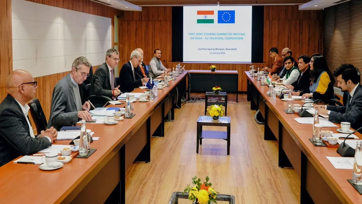 India, EU Agree on Trilateral Framework for Global Development Cooperation in First JSC Meeting