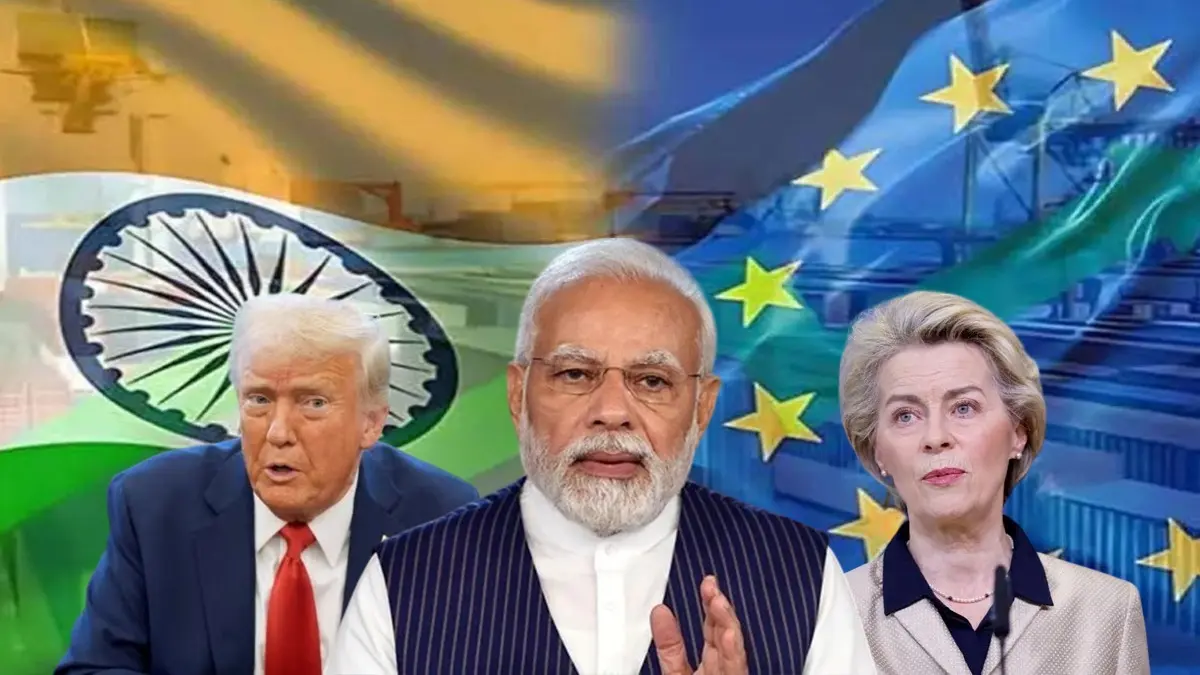 फ्रांस से साथ उलझता रहा अमेरिका, इधर भारत ने कर दिया बड़ा खेला; यूरोपीय यूनियन चीफ के FTA वाले बयान से ट्रंप को लगेगी मिर्ची India-EU FTA