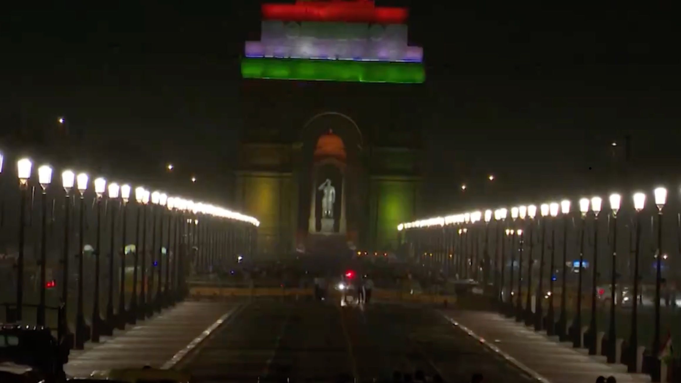 Parliament, India Gate Illuminate In Tricolour As Country Celebrates