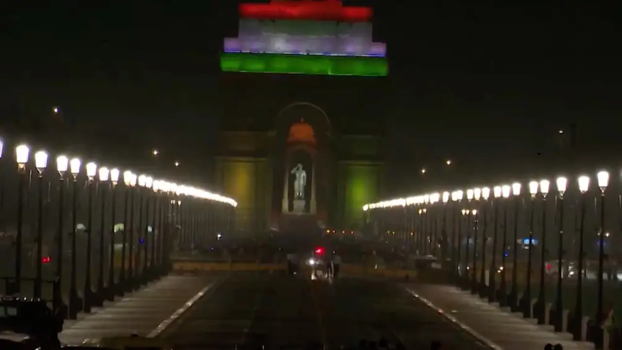 India Gate, Independence Day