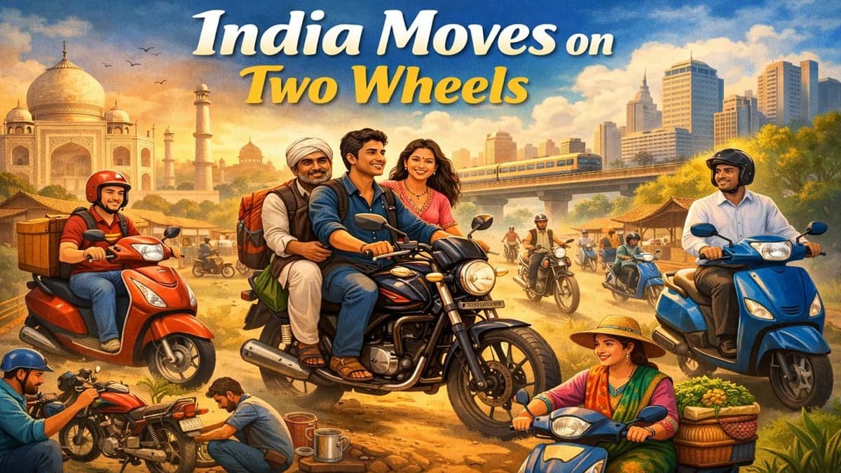 India Moves on Two Wheels