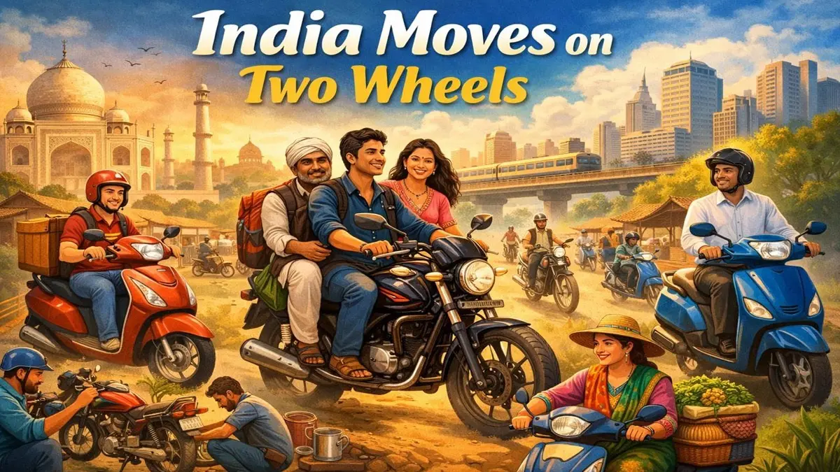 India Moves on Two Wheels