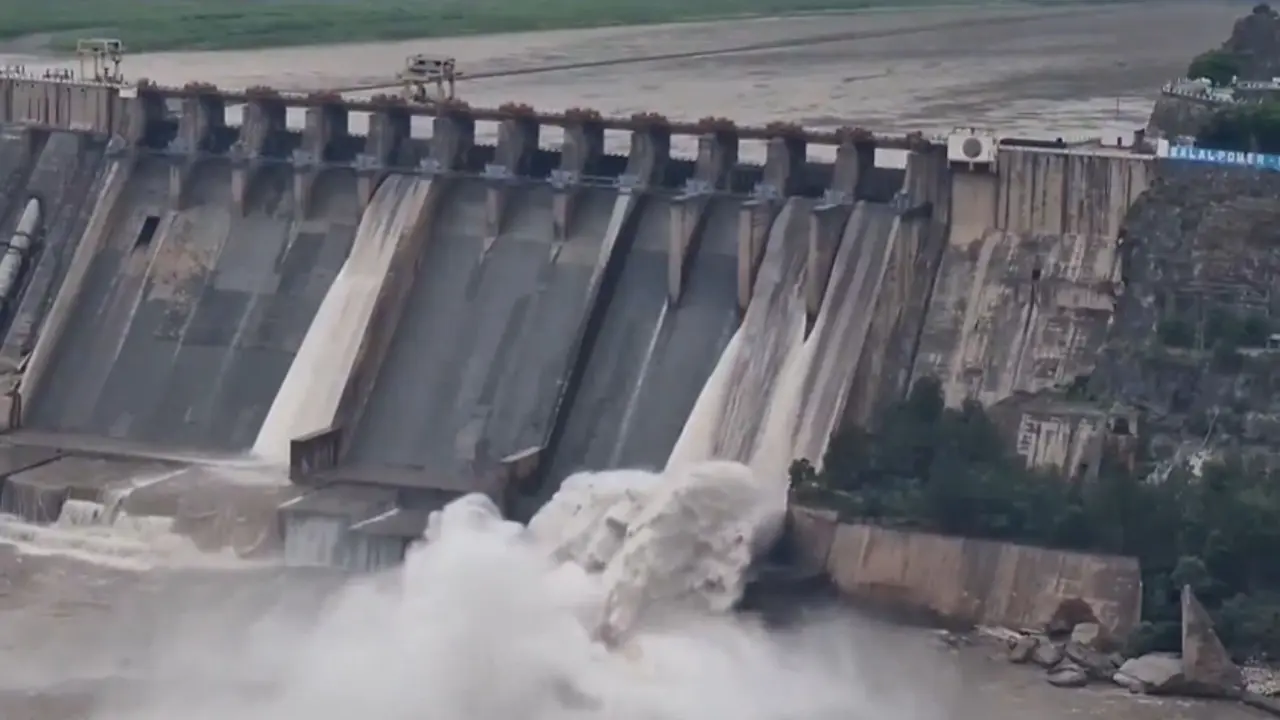 India Opens 3 Gates Of Salal Dam, 2 Gates Of Baglihar Dam In Jammu And Kashmir