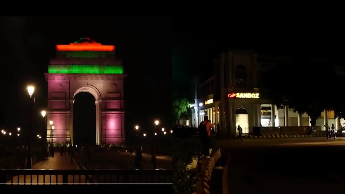 India, Pakistan, black out