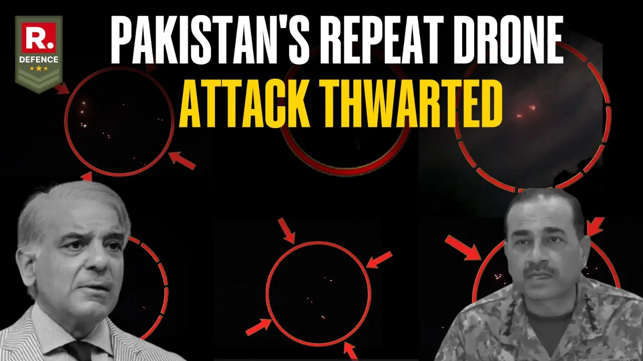 Pak Drones Seen At 26 Locations, Destroyed By Indian Air Defence System, Border Regions Under Blackout India Pakistan war, Operation Sindoor