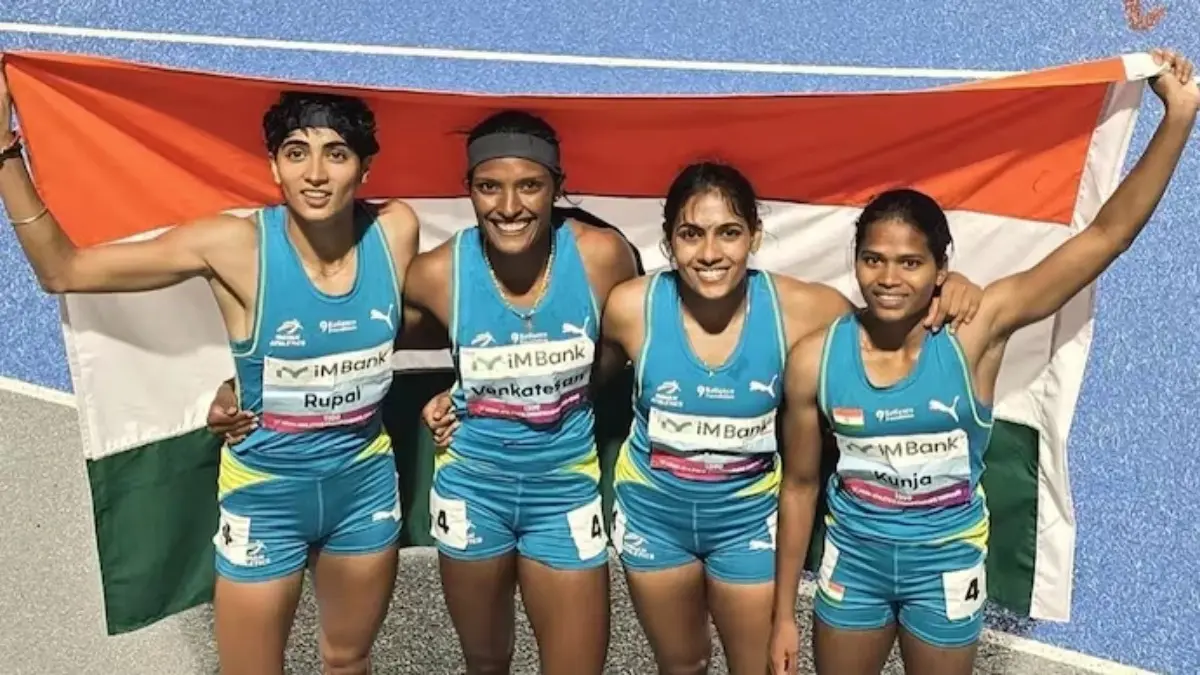 Asian Athletics Championships 2025: Here Is The Medal Tally As India's Strong Run In The Tournament Continues India's contingent for Asian Athletics Championships