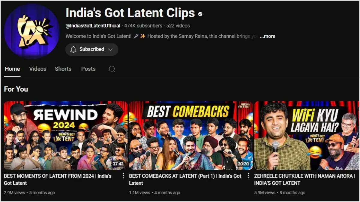 India's Got Latent: Netizens Alert Authorities As Samay Raina's Controversial Show Returns To YouTube With A Twist 4 Months After Controversy India's Got Latent episodes were taken down from YouTube by Samay Raina in February this year