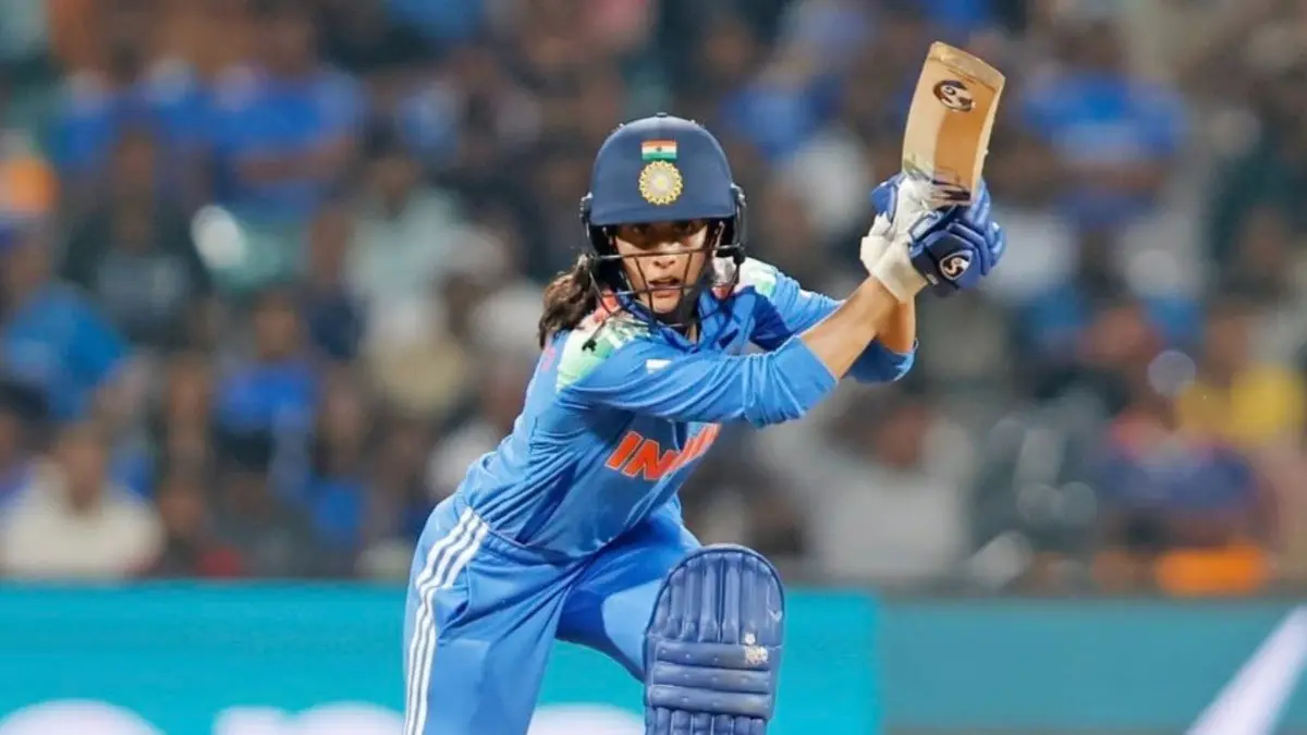 India's Jemimah Rodrigues in action against Australia