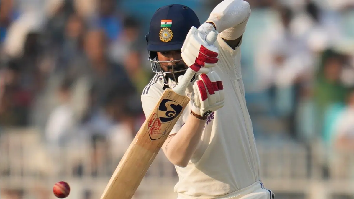 IND vs SA: KL Rahul Records Landmark Achievement During Kolkata Test India's KL Rahul in action against South Africa in Kolkata Test