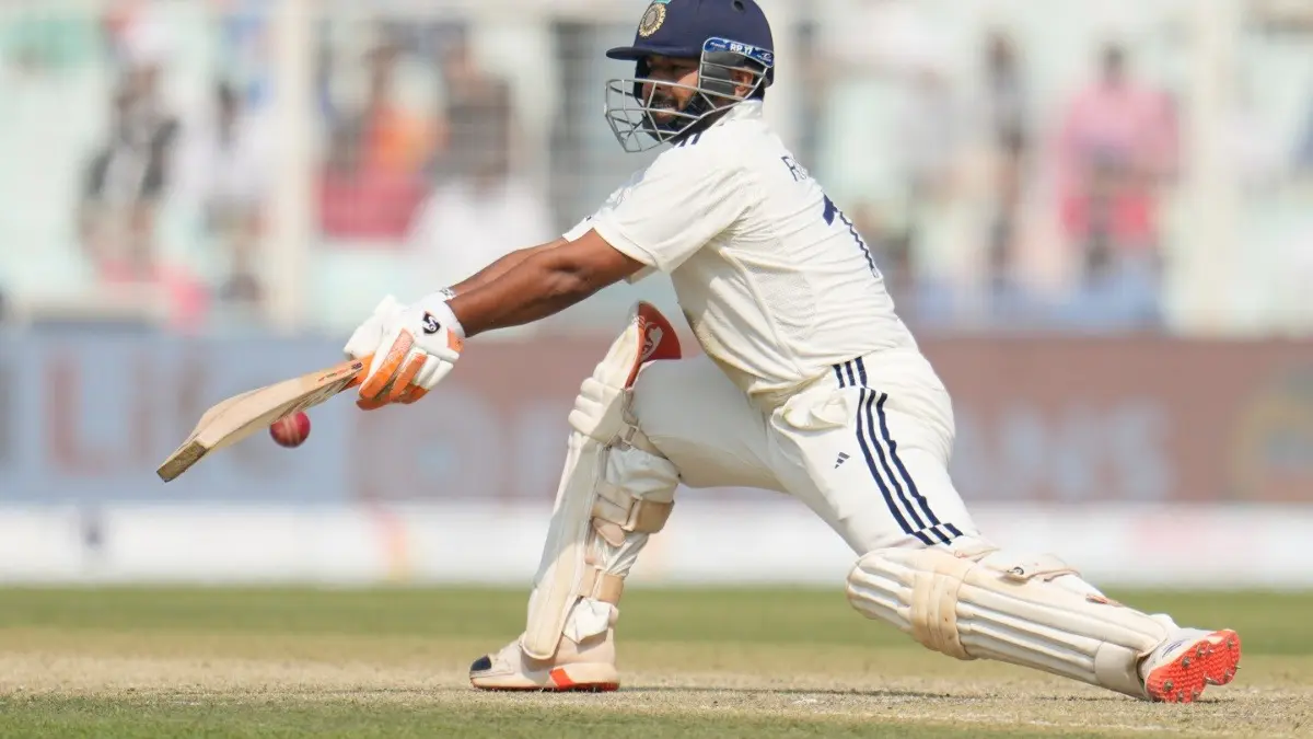 IND vs SA: Rishabh Pant Leapfrogs Virender Sehwag To Achieve Rare Milestone For Team India In Tests India's Rishabh Pant in action in Kolkata Test against South Africa