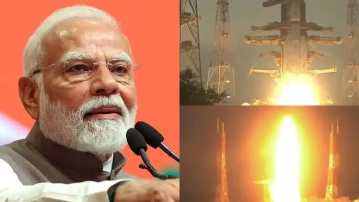 'India's Space Sector Synonymous With Excellence, Innovation': PM Modi Congratulates ISRO On Successful Launch Of CMS-03 Satellite