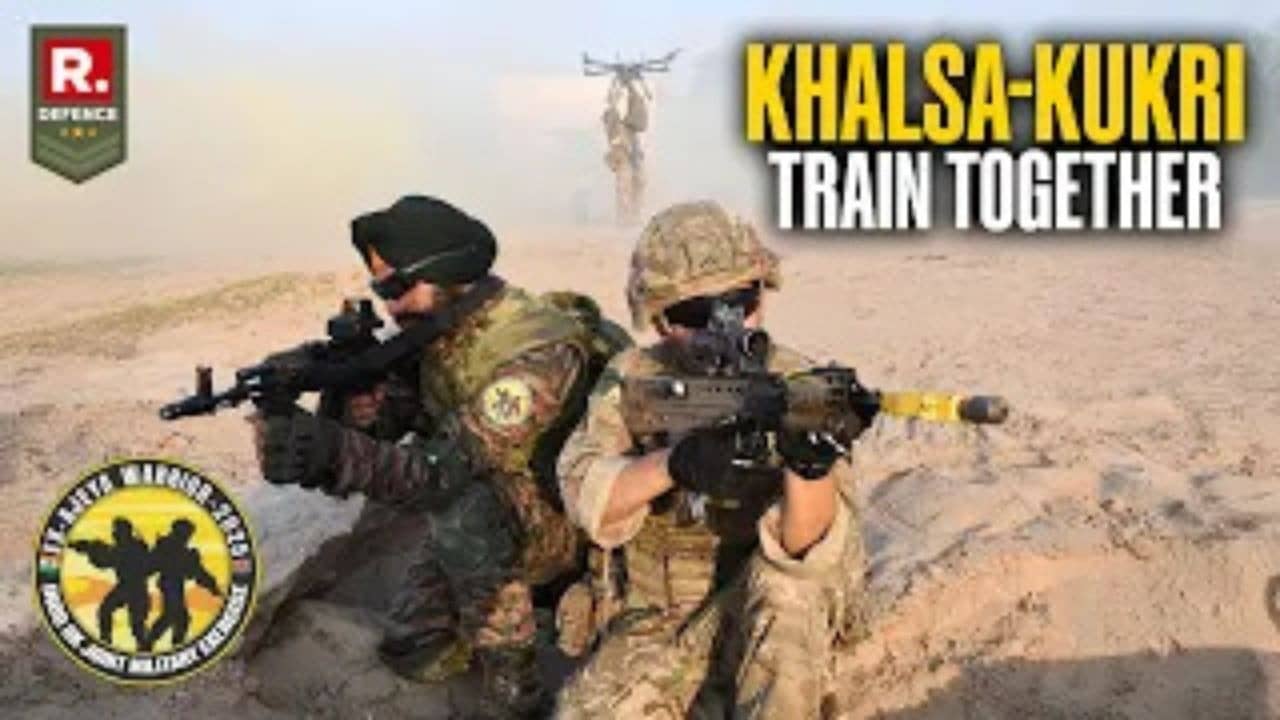 India Shares War Lessons With UK Army in Exercise Ajeya Warrior