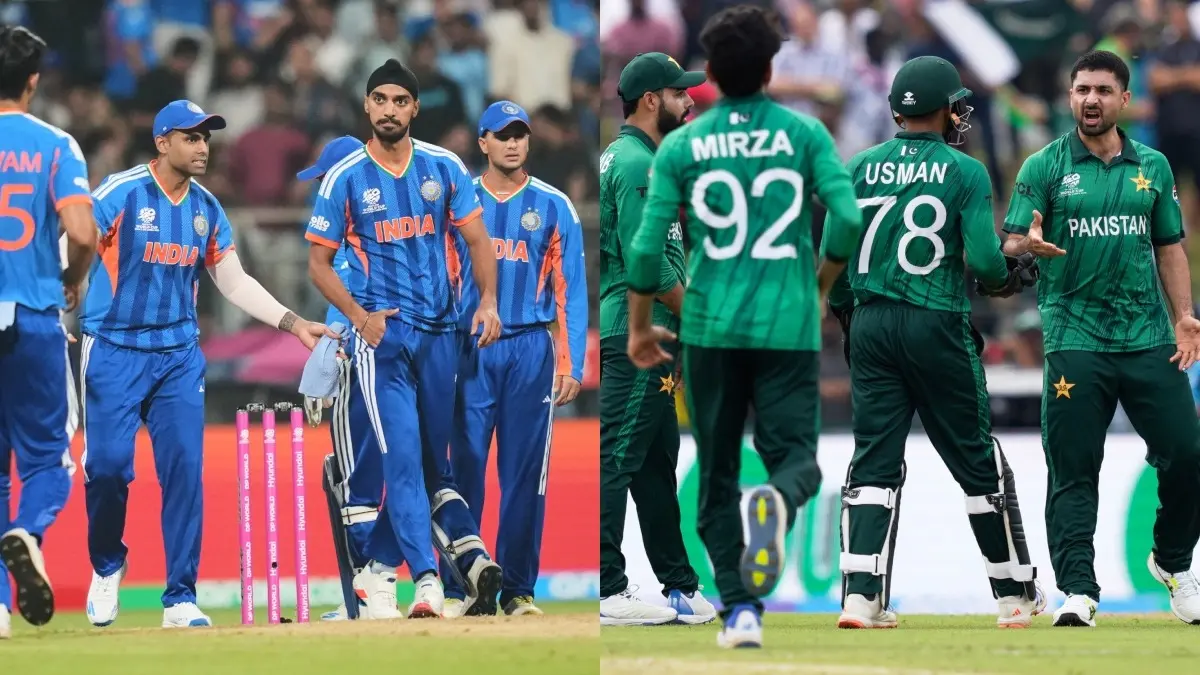 Assistant Coach Ryan ten Doeschate Weighs In On Upcoming Clash In Colombo As Pakistan Backtracks On Playing India India squad (left), Pakistan squad (right)