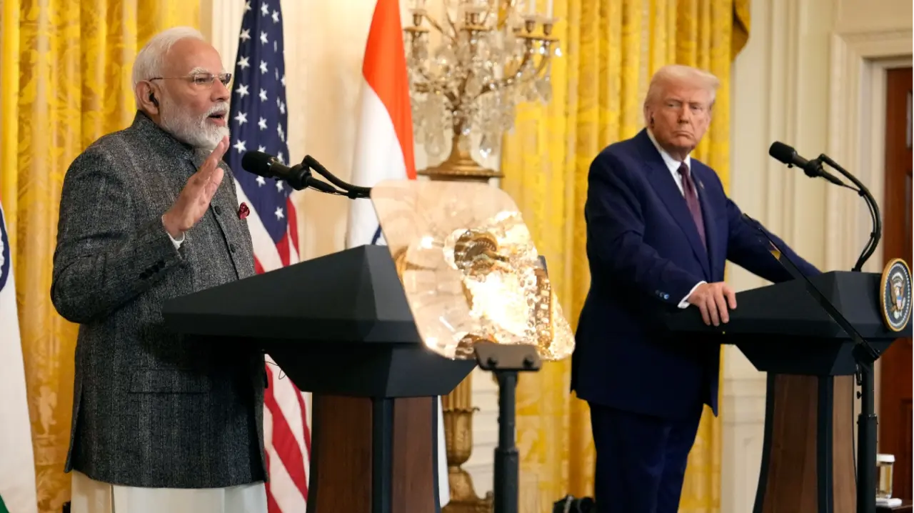 PM Modi and Donald Trump Joint Press