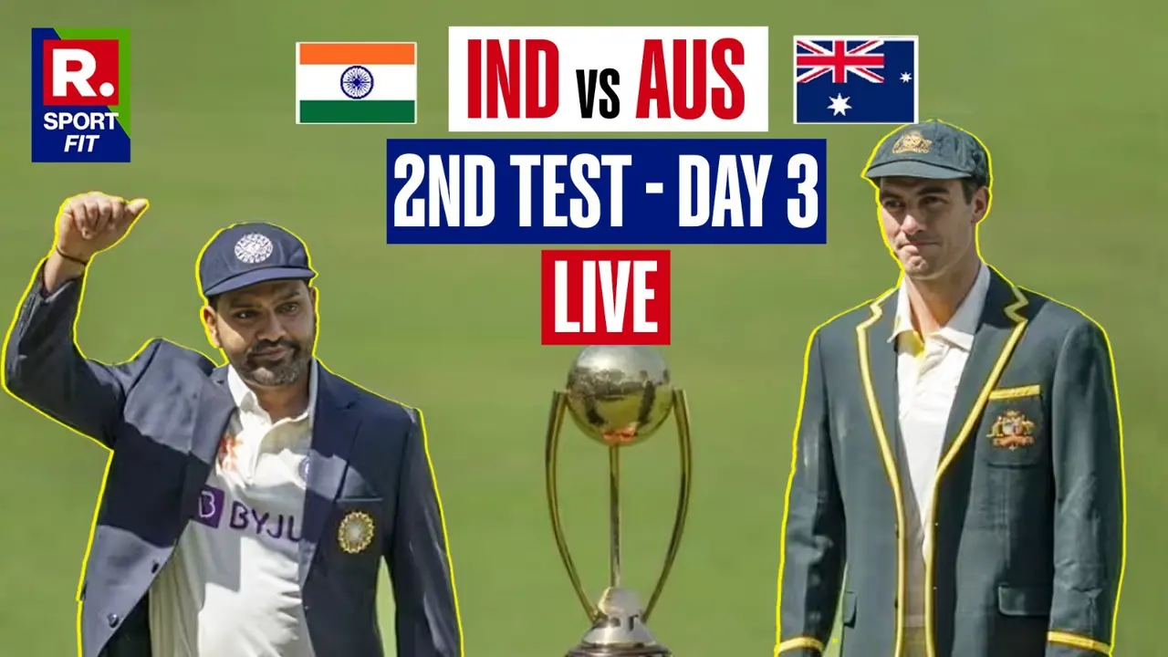 India vs Australia, 2nd Test Day 3