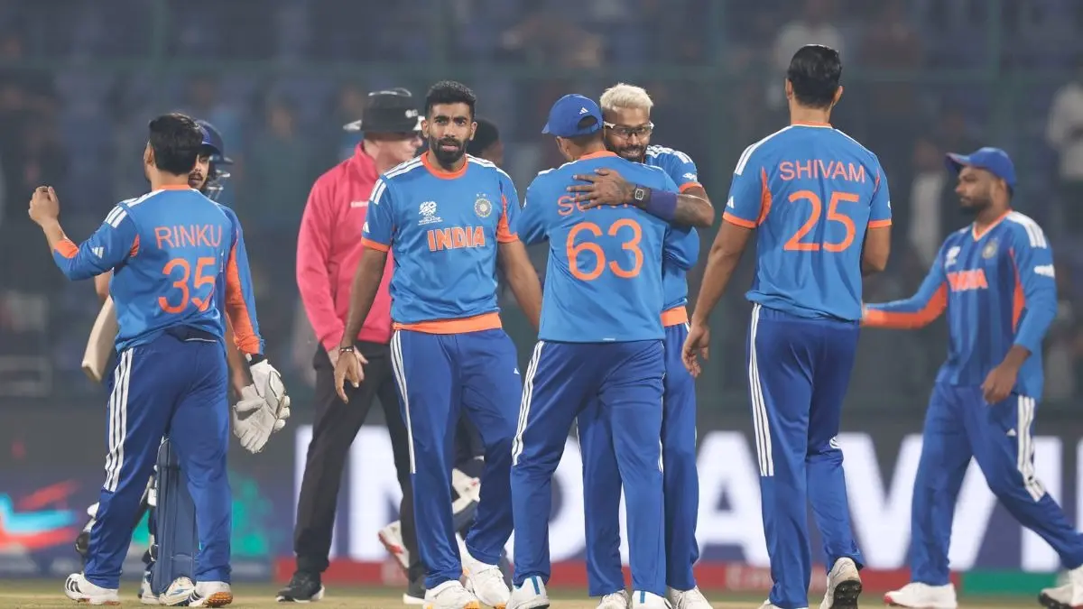 T20 World Cup 2026 : भारतीय गेंदबाजों के आगे नामीबिया ने किया सरेंडर, भारत 93 रन से जीता, ईशान-हार्दिक ने खेली तूफानी पारी india vs namibia t20 world cup