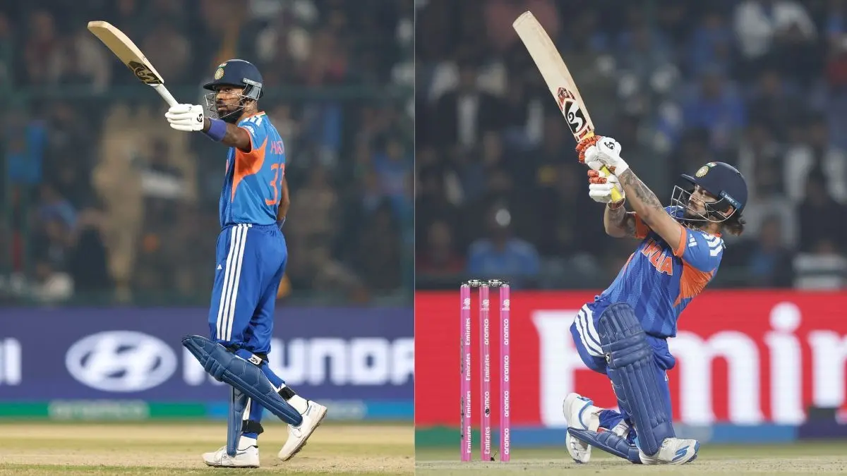 T20 World Cup 2026: ईशान-हार्दिक ने नामीबियाई गेंदबाजों के छुड़ाए छक्के, भारत ने दिया 210 रन का टारगेट india vs namibia t20 world cup ishan kishan hardik pandya india 210 run target to nam