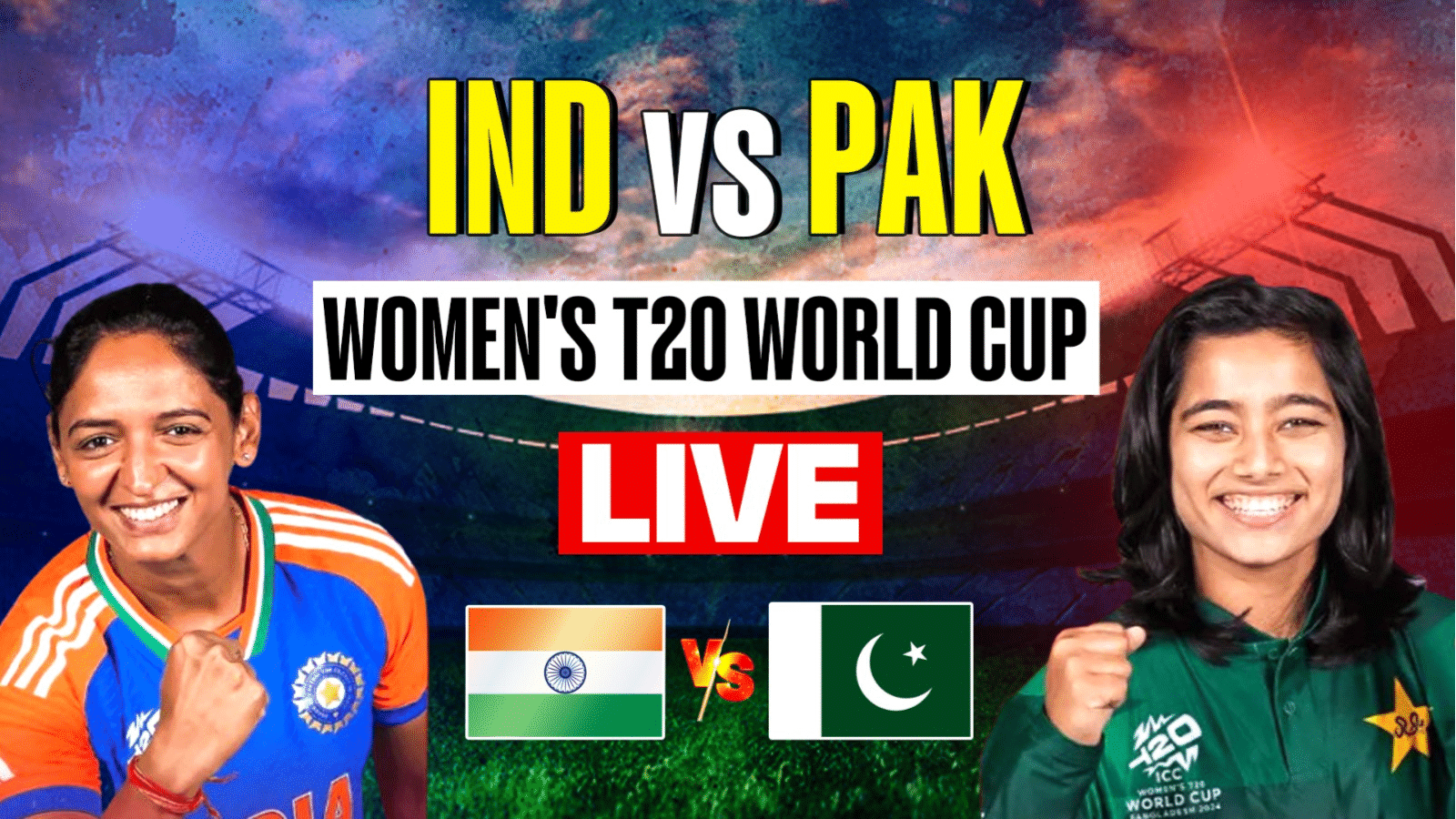 Highlights and Match Updates India Women vs Pakistan Women, T20 World