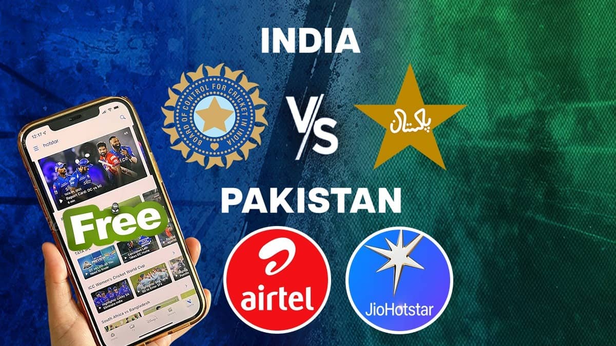 India Vs Pakistan: यहां FREE में देख सकते हैं भारत-पाकिस्तान मैच, एयरटेल यूजर्स के पास बड़ा मौका; एक क्लिक में जानें पूरी डिटेल