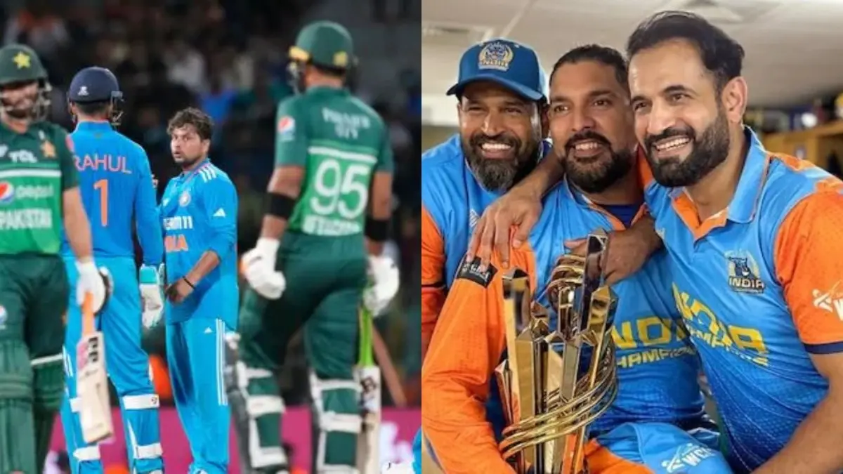 India vs Pakistan (L), WCL (R)