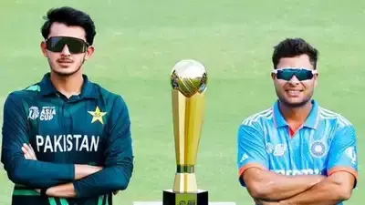 India vs Pakistan U-19 Live Cricket Score: Team India Defeated By Pakistan By 43 Runs India vs Pakistan U-19 Live Cricket Score: IND vs PAK Asia Cup Group A Match at Dubai Stadium