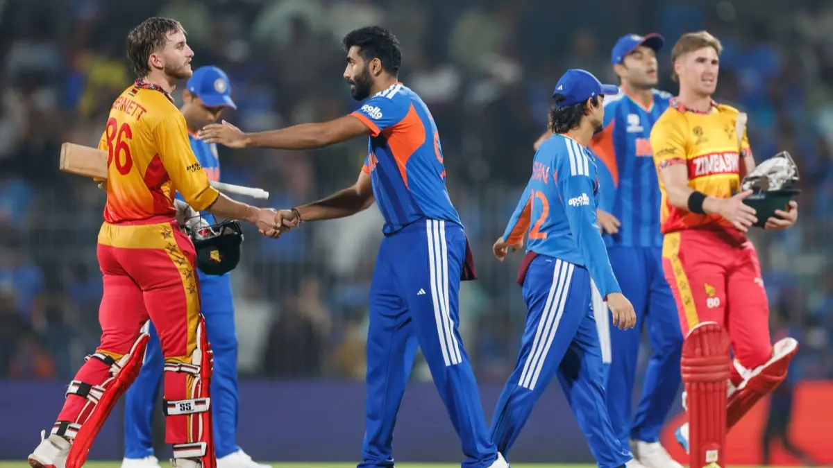 T20 World Cup: Team India's Rhythmic Batting Revival Secures Clinical 72-Run Victory Over Zimbabwe in Second Super 8 Clash India vs Zimbabwe