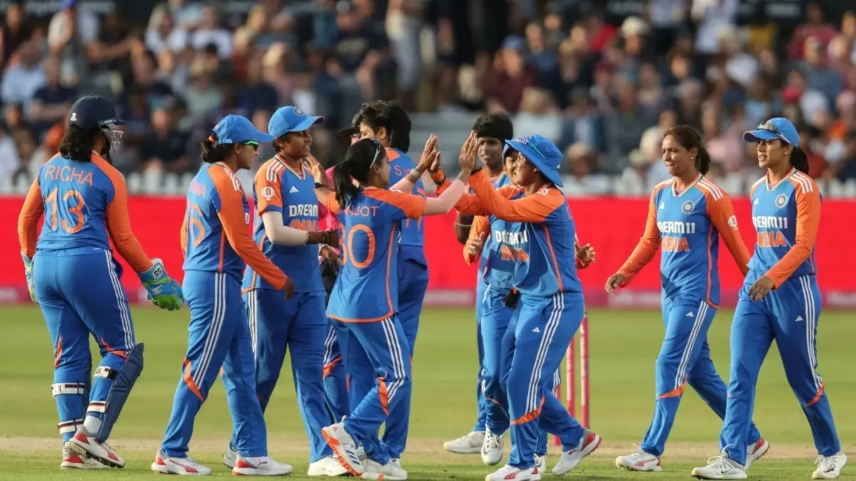 IND-W Vs ENG-W, 3rd T20I: Venue, Predicted XIs, Time, Live Streaming, Here's All You Need To Know India Women celebrate win over England in 2nd T20I match of the series