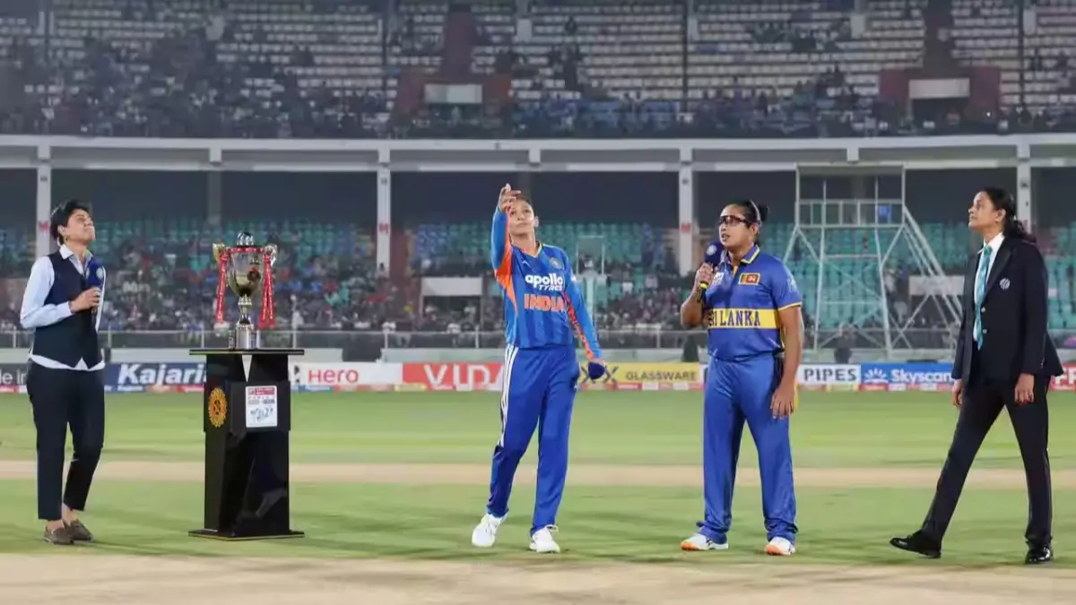 India Women vs Sri Lanka Women 2nd T20I match live action at Visakhapatnam