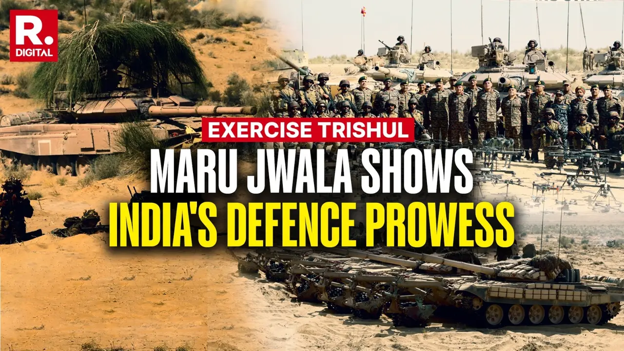 Indian Army Concludes 'Exercise Maru Jwala' In Jaisalmer As Part Of 'Trishul' Drill