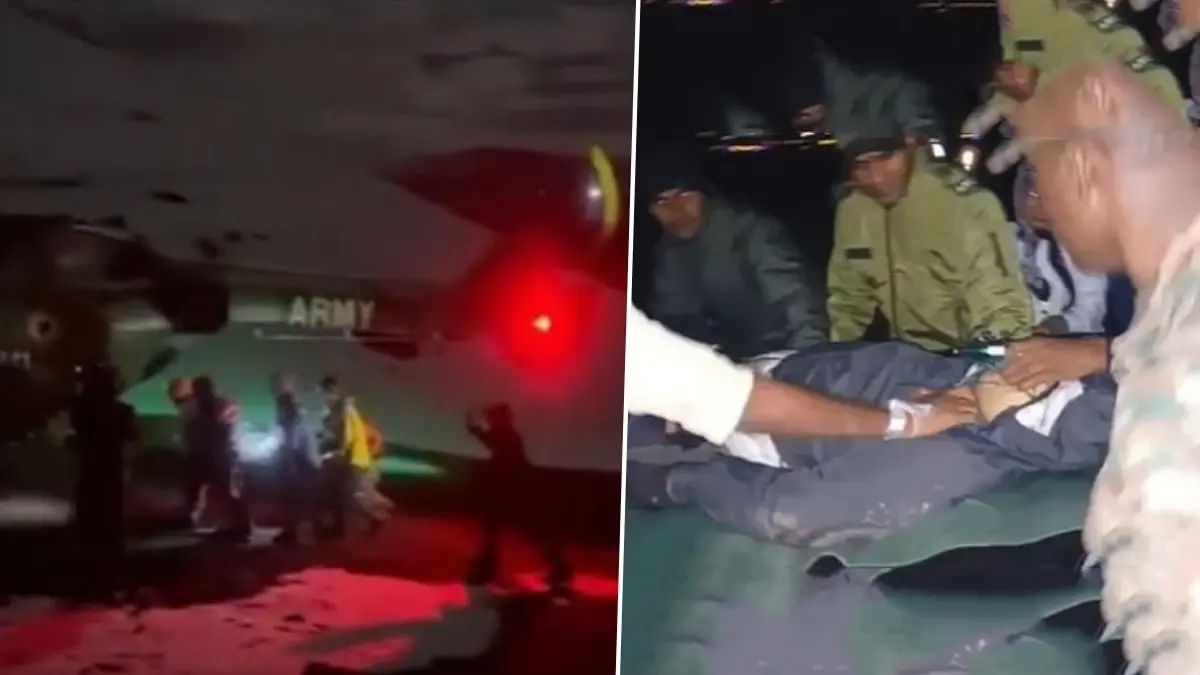 Watch: Indian Army Executes Daring Night Operation To Rescue Two South Korean Mountaineers From Ladakh's Kongmaru La Pass Indian Army Executes Daring Operation To Rescue Two South Korean Nationals From Ladakh's Kongmaru La Pass